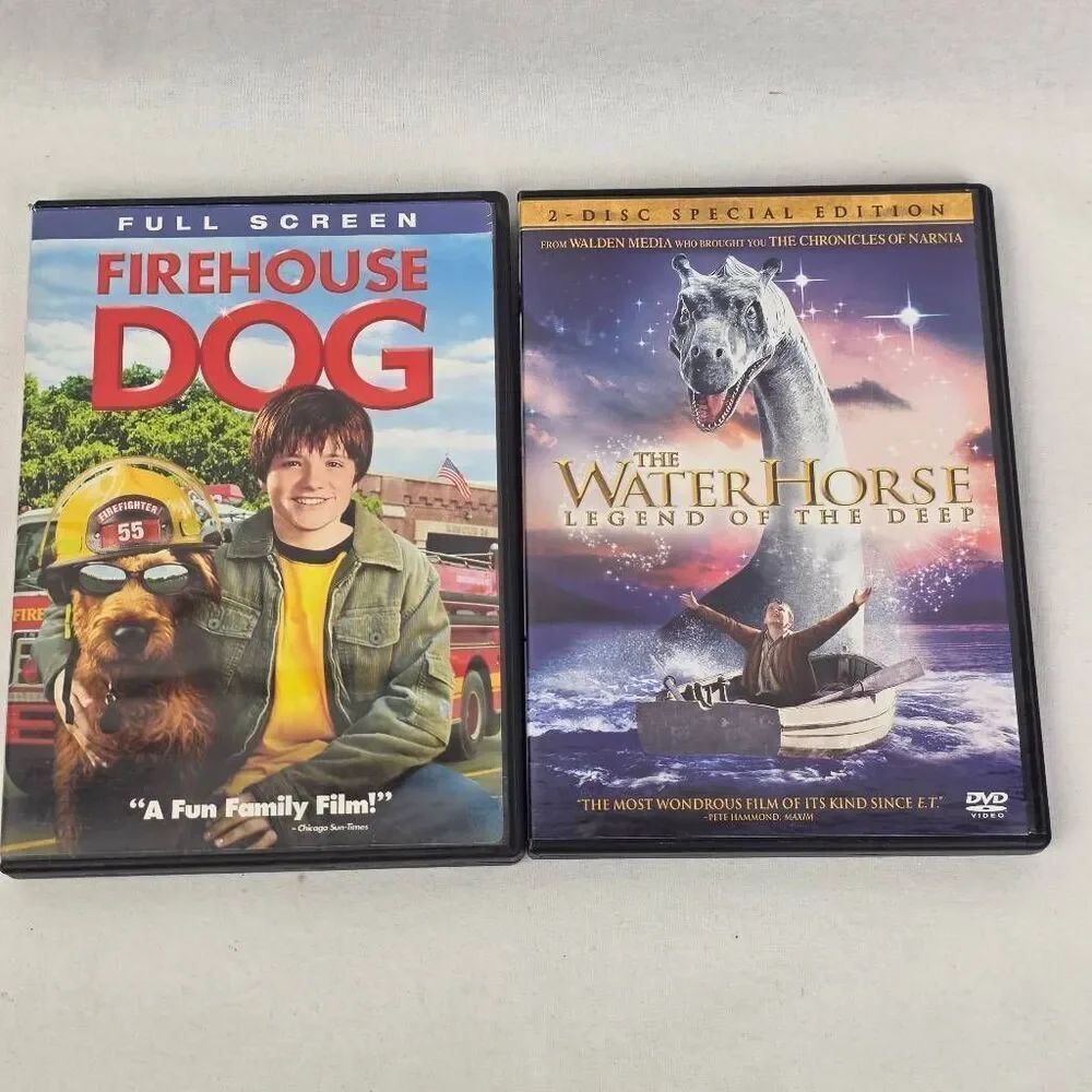 Kids DVD Lot Firehouse Dog Water Horse Family